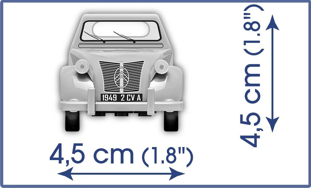 CITROEN 2CV TYPE A (1949) - COBI 24510 - 80 Bricks - Image 5