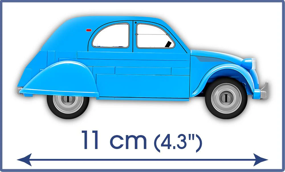 CITROEN 2CV TYPE AZ 1962 80KL - COBI 24511 - 82 bricks - Image 4