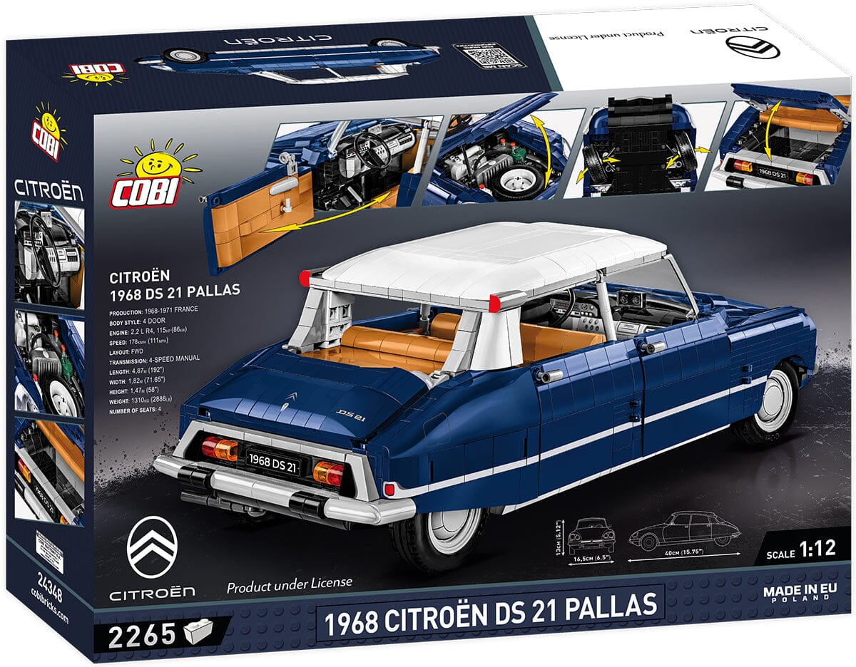 Citroen DS.21 Pallas 1968 brick car model - COBI 24348 - 2265 bricks - Image 3