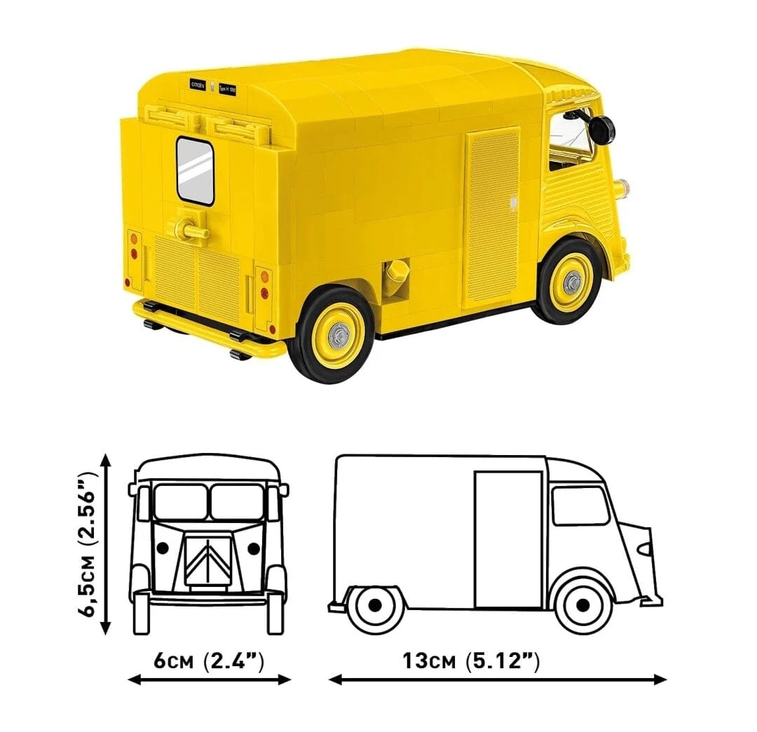 Citroen Service Type H brick model - COBI 24632 - 185 bricks - Image 2
