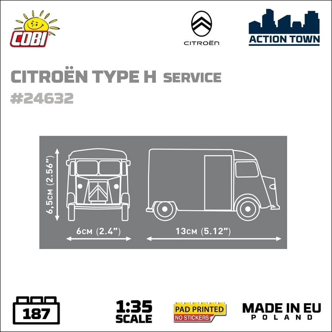 Citroen Service Type H brick model - COBI 24632 - 185 bricks - Image 6