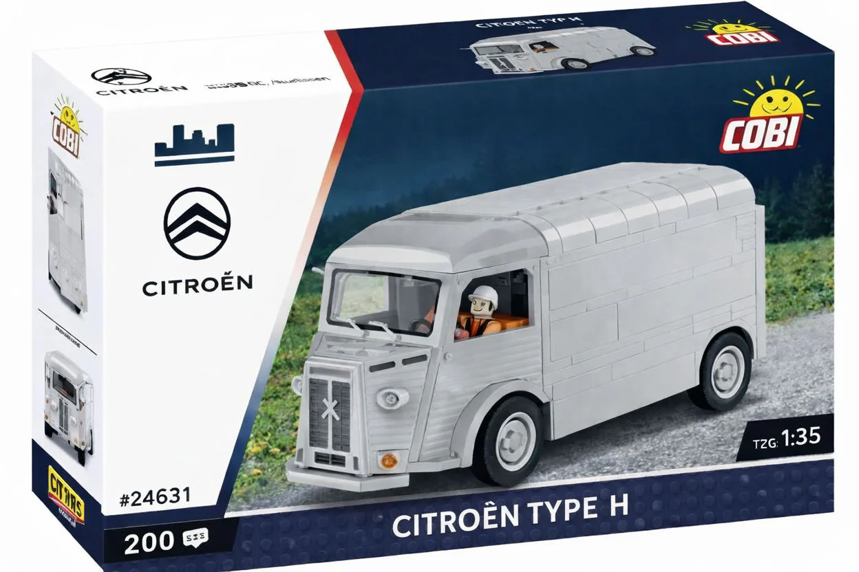 Citroen Type H brick model - COBI 24631 - 200 bricks