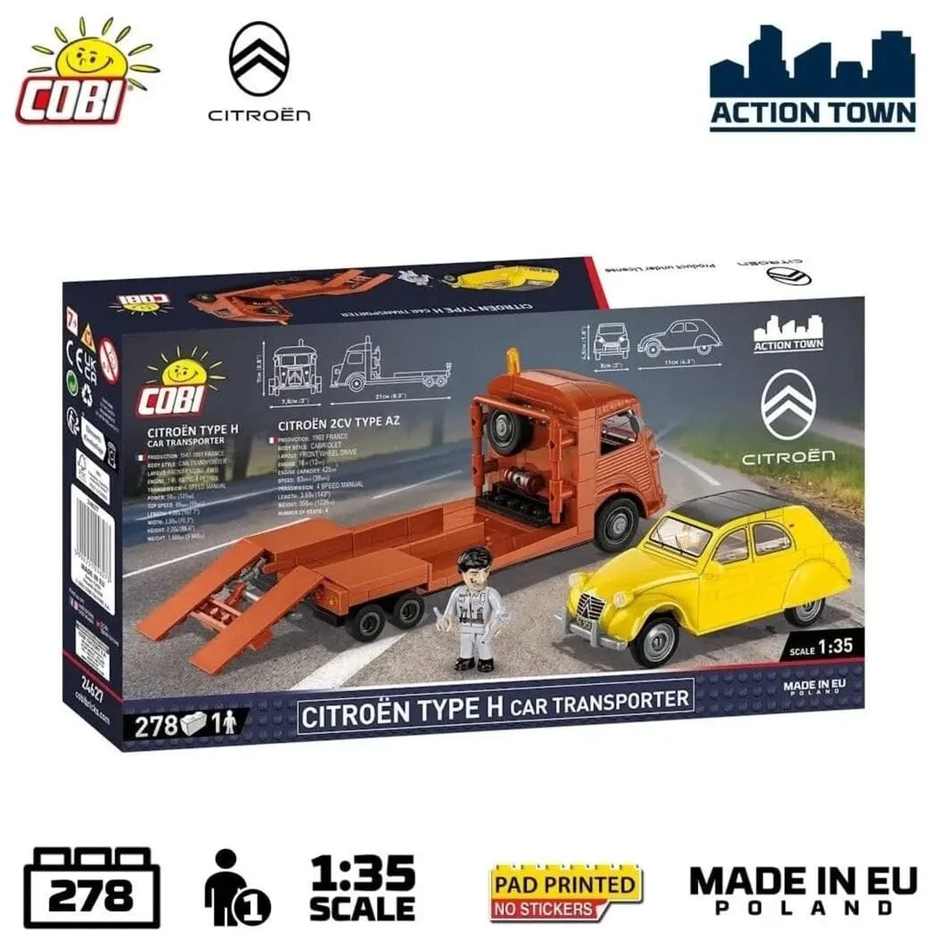 Citroen Type H car transporter brick model - COBI 24627 - 280 bricks - Image 2
