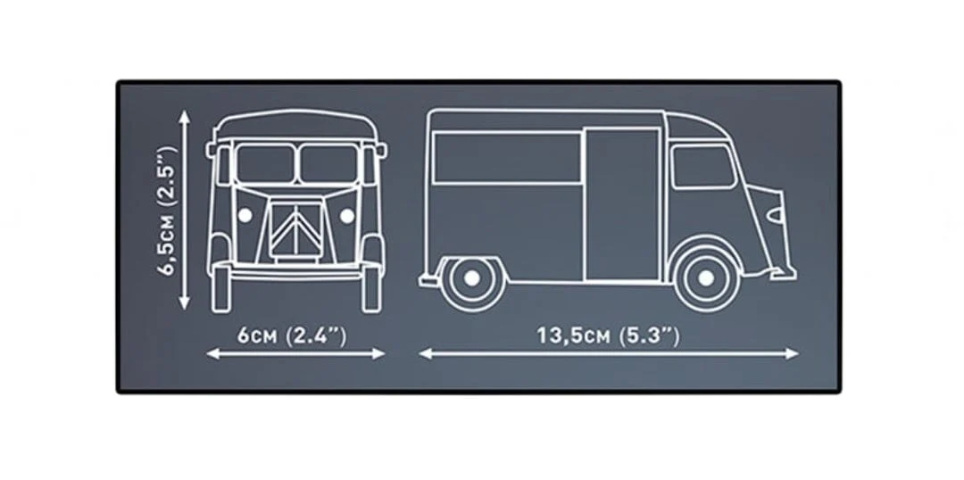 Citroen Type H. French bakery brick model - COBI 24633 - 397 bricks - Image 6