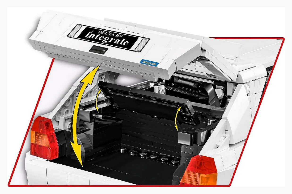 COBI Executive Edition Lancia Delta HF Intg. Evo brick car model - COBI 24356 - 2294 bricks - Image 8