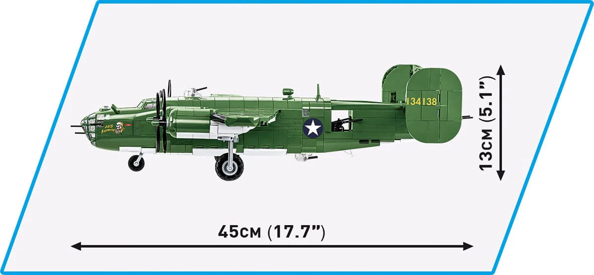 Consolidated B-24 D Liberator brick plane model - COBI 5739 - 1445 bricks - Image 6