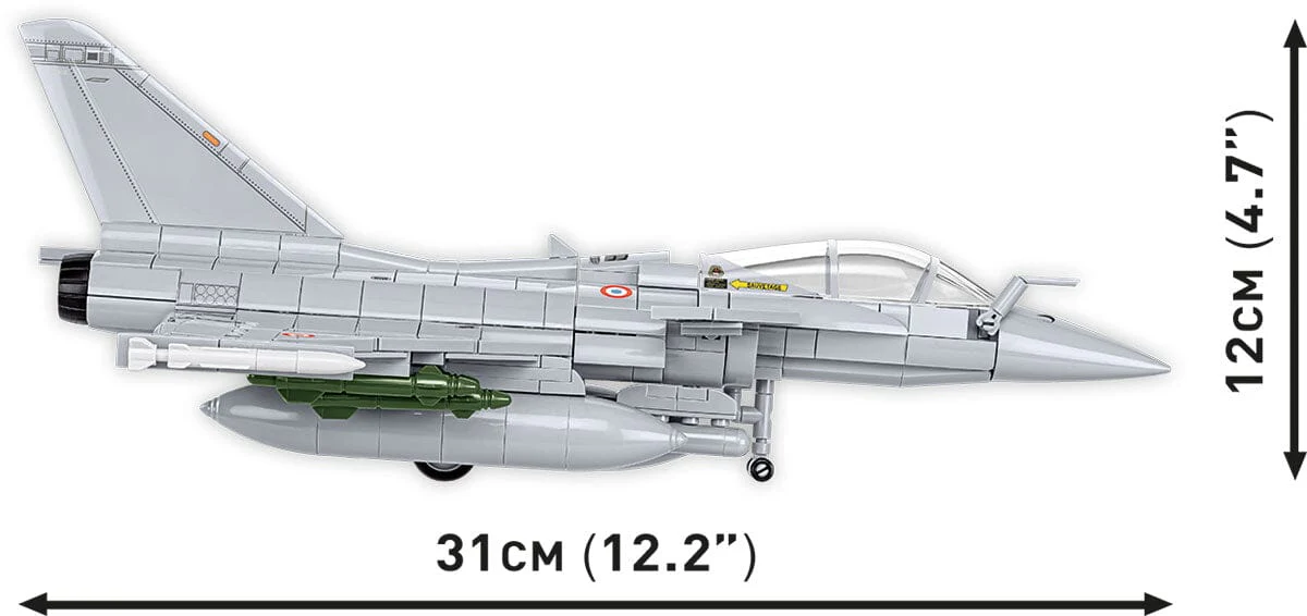 Dassault Rafale C brick plane model - COBI 5901 - 551 bricks - Image 6