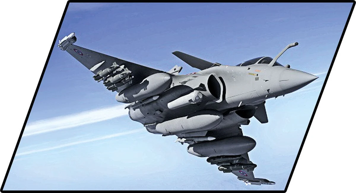 Dassault Rafale C brick plane model - COBI 5901 - 551 bricks - Image 9