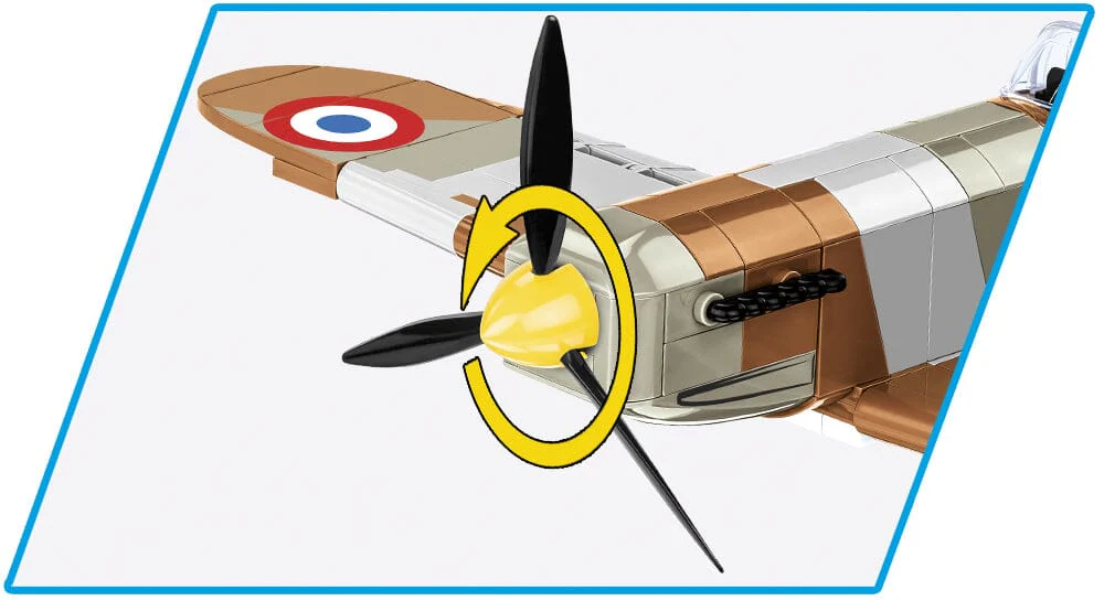 Dewoitine D.520 - brick plane model - COBI 5734 - 335 bricks - Image 10