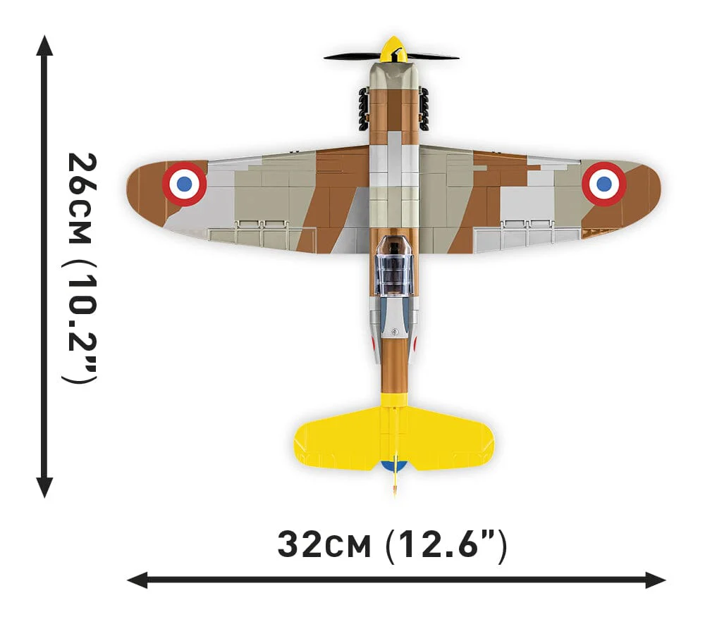Dewoitine D.520 - brick plane model - COBI 5734 - 335 bricks - Image 7