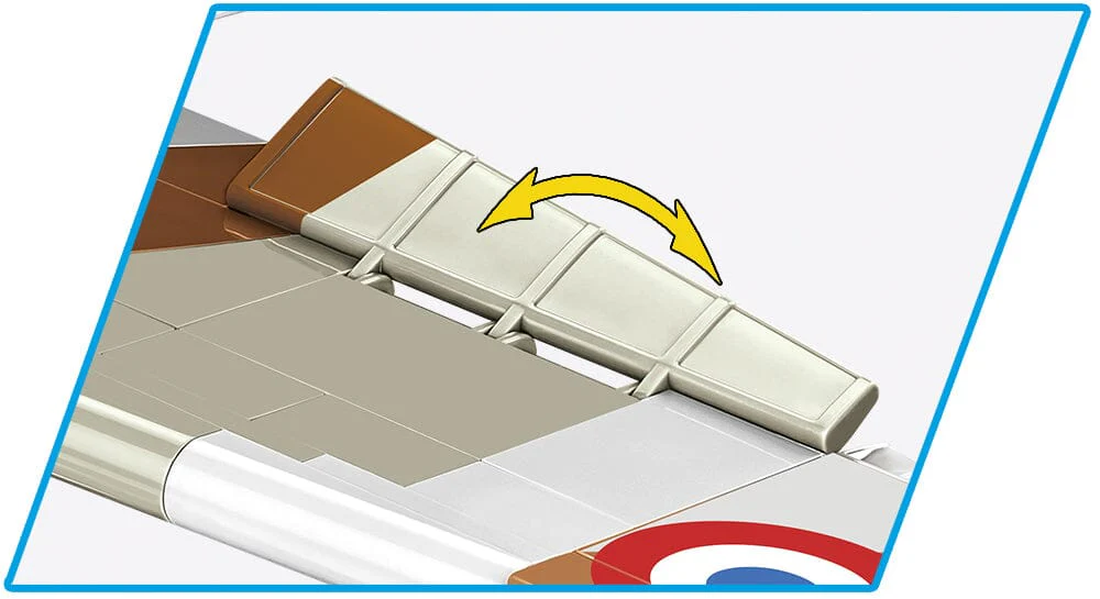 Dewoitine D.520 - brick plane model - COBI 5734 - 335 bricks - Image 9