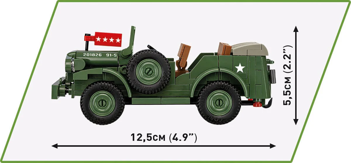 Dodge WC-56 - COBI 3111 - 208 brick command car - Image 3