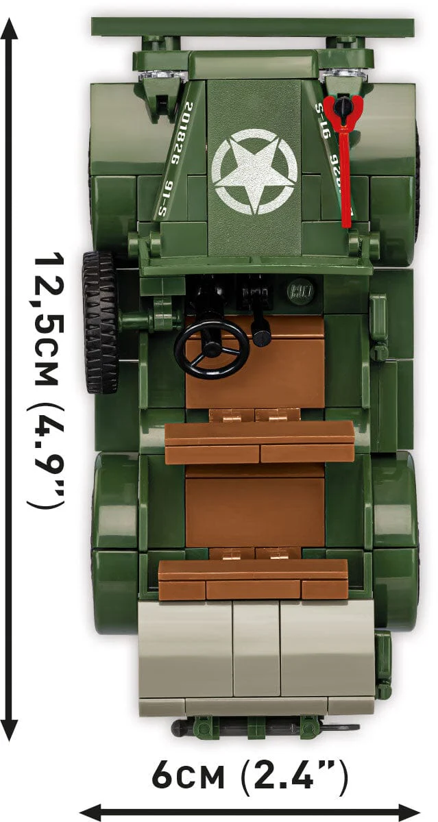 Dodge WC-56 - COBI 3111 - 208 brick command car - Image 4