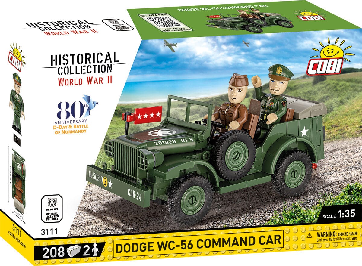 Dodge WC-56 - COBI 3111 - 208 brick command car - Image 8