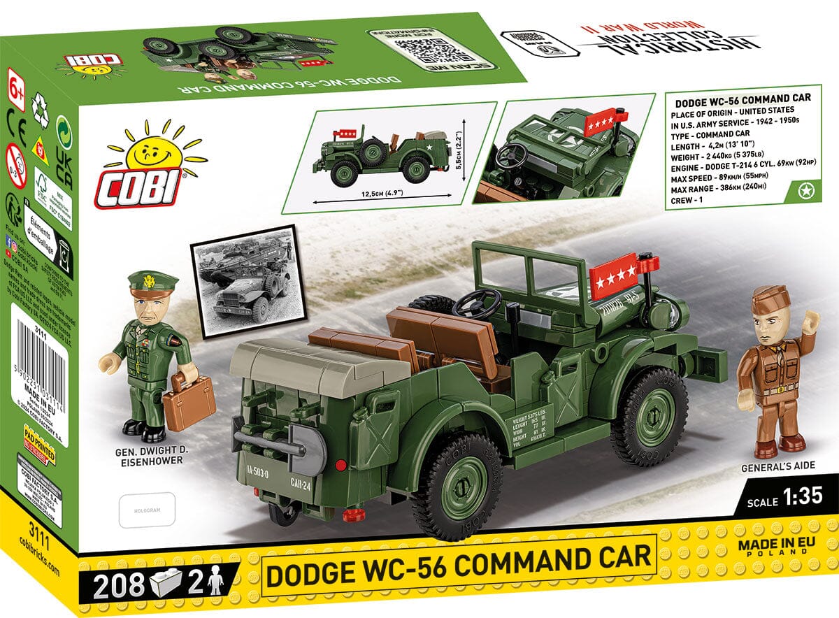 Dodge WC-56 - COBI 3111 - 208 brick command car - Image 9