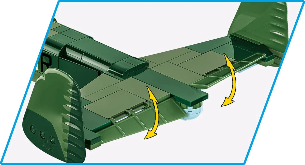 Dornier D0-17Z-2 brick plane model- COBI 5754- 1360 bricks - Image 9