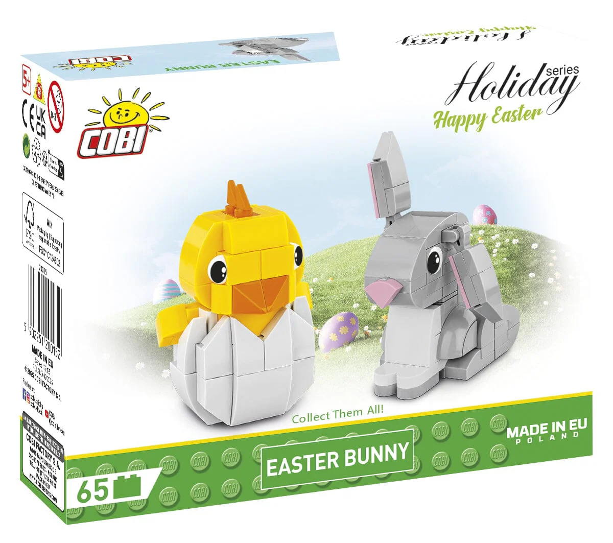 Easter bunny brick model - COBI 20015 - 65 bricks - Image 3