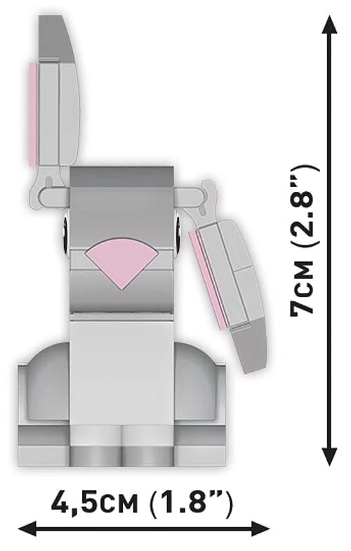 Easter bunny brick model - COBI 20015 - 65 bricks - Image 4