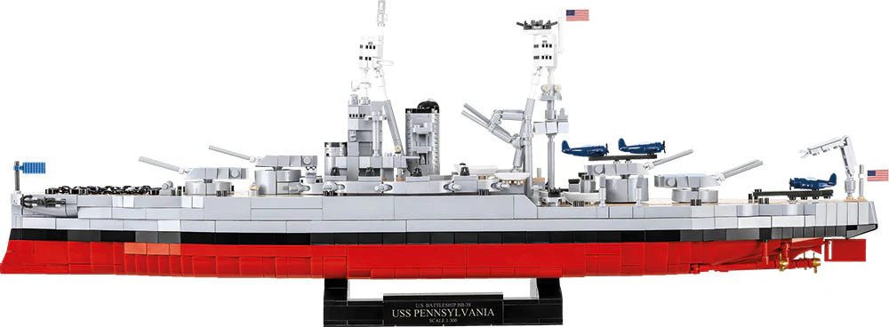 Executive Edition - 2 in 1 Pennsylvania-Class Battleship - COBI 4842 - 2088 Bricks - Image 10