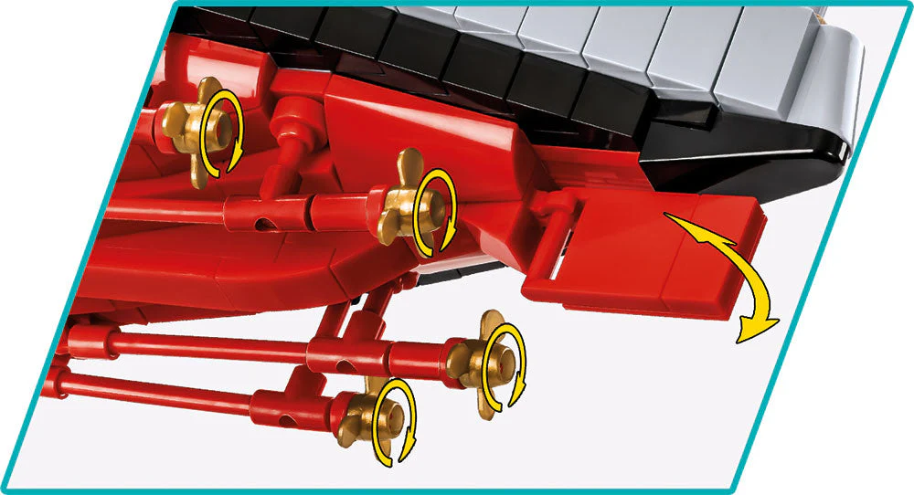 Executive Edition - 2 in 1 Pennsylvania-Class Battleship - COBI 4842 - 2088 Bricks - Image 5
