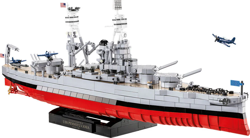 Executive Edition - 2 in 1 Pennsylvania-Class Battleship - COBI 4842 - 2088 Bricks - Image 7