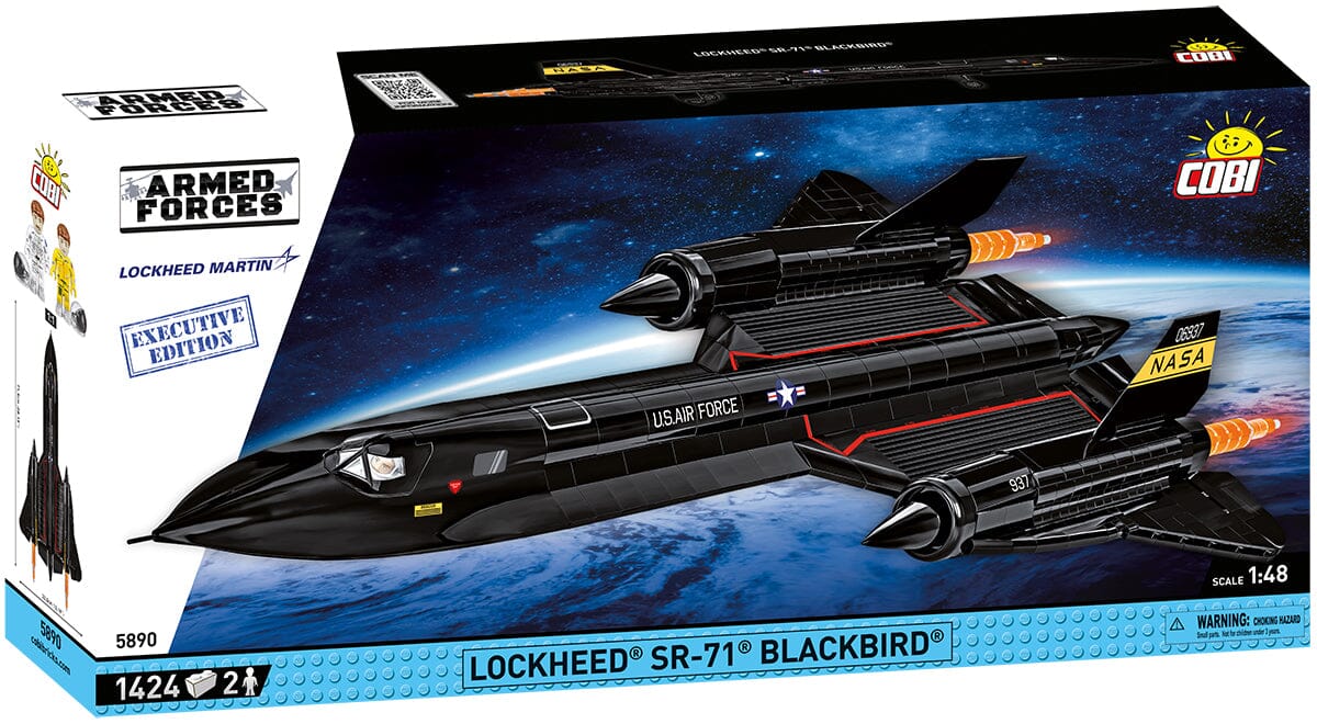 Executive Edition Lockheed SR-71 Blackbird brick aircraft model - COBI 5890 - 1379 bricks - Image 6