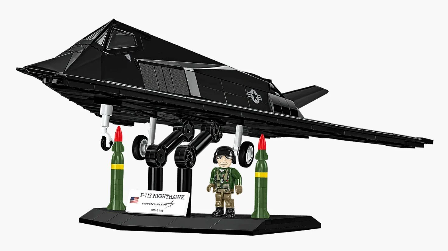 F-117 Nighthawk brick aircraft model - COBI 5903 - 798 bricks - Image 2