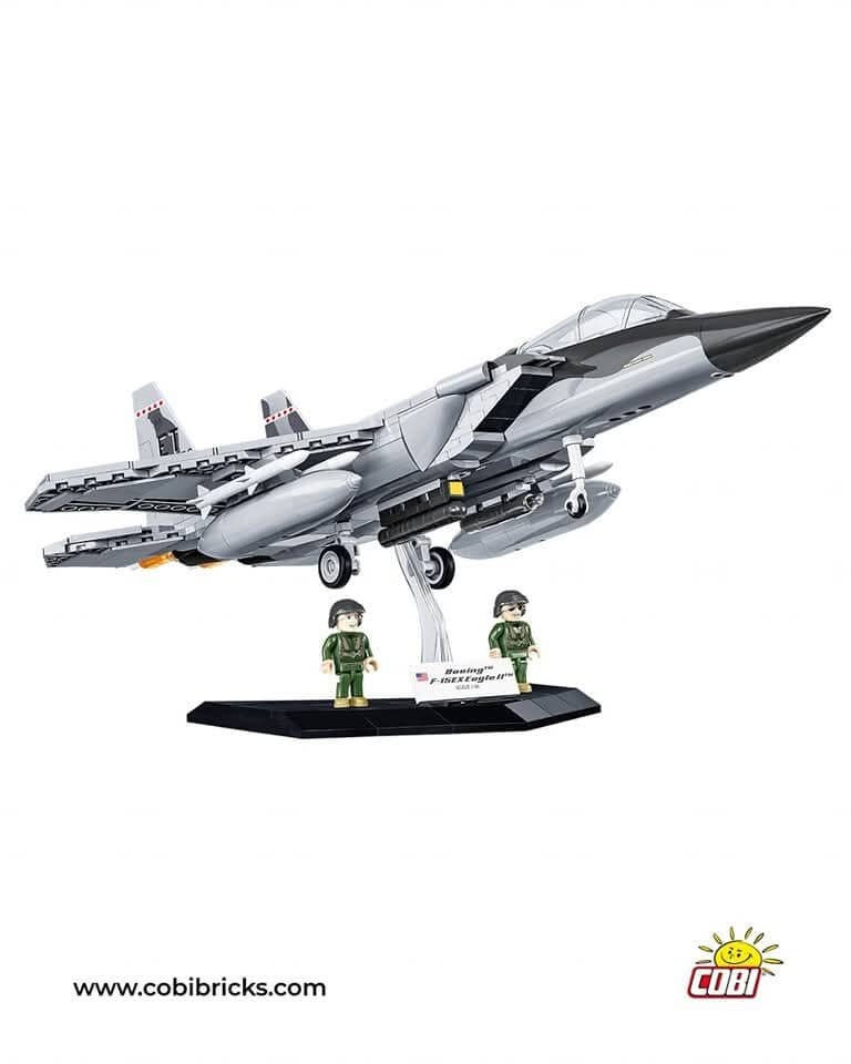F-15EX Eagle II plane brick model - COBI 5900- 739 bricks - Image 4