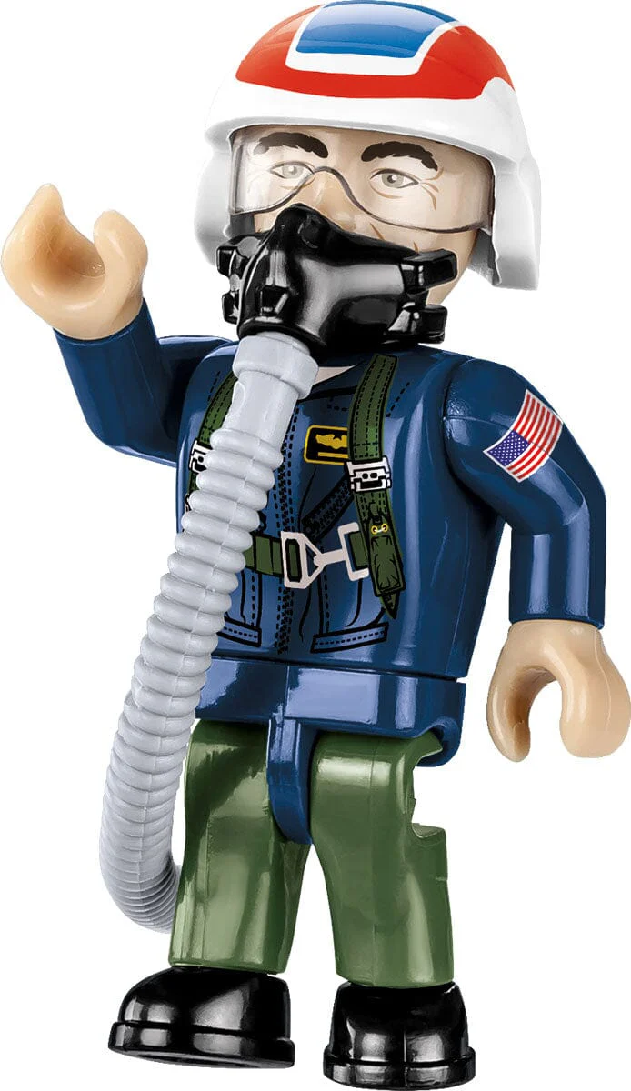 F-16 (YF-16) Fighting Falcon plane brick model - COBI 5892 - 373 bricks First Flight Edition 1974 - Image 12
