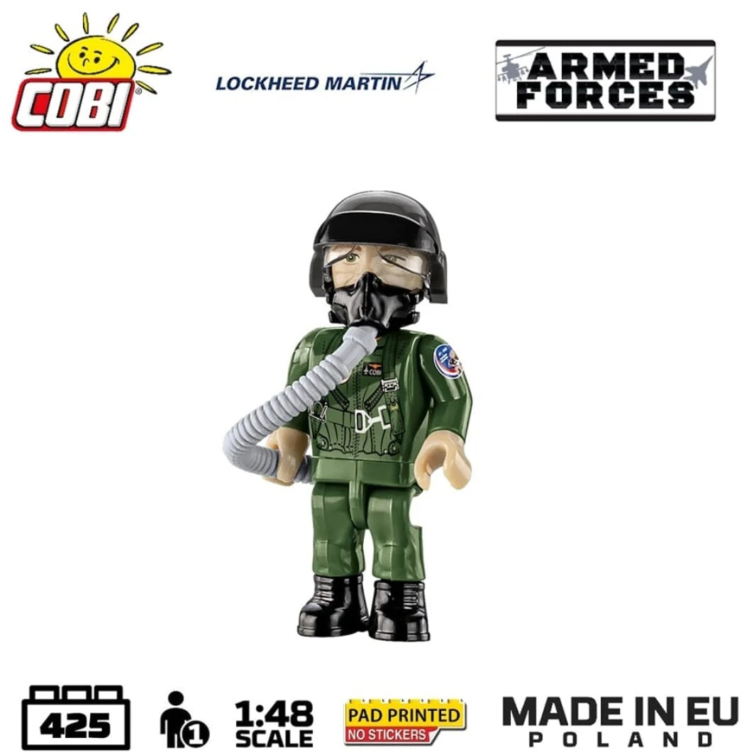 F-16 AM Fighting Falcon plane brick model - COBI 5896 - 425 bricks - Image 6