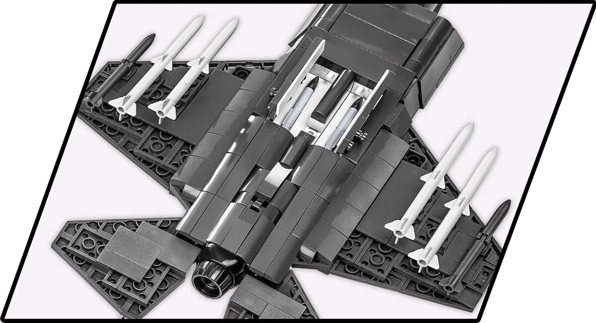 F-35B STOVL Lightning II brick plane model - COBI 5895 - 610 bricks - Image 8