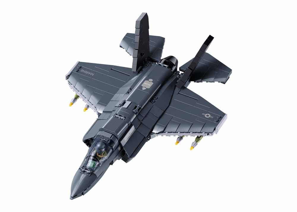 F-35Bs brick plane model - Sluban M38 - B1361 - 705 bricks - Image 2