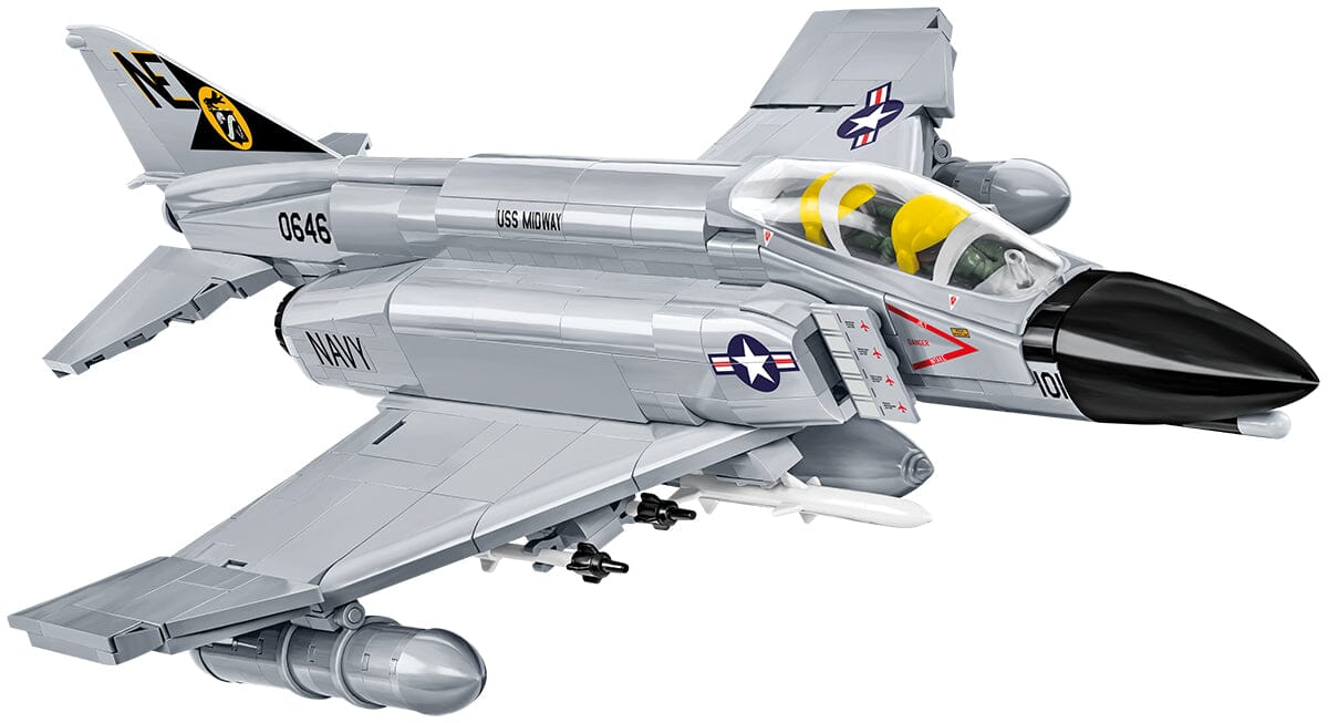 F-4 Phantom II brick plane model - COBI 5897 - 703 bricks - Image 2