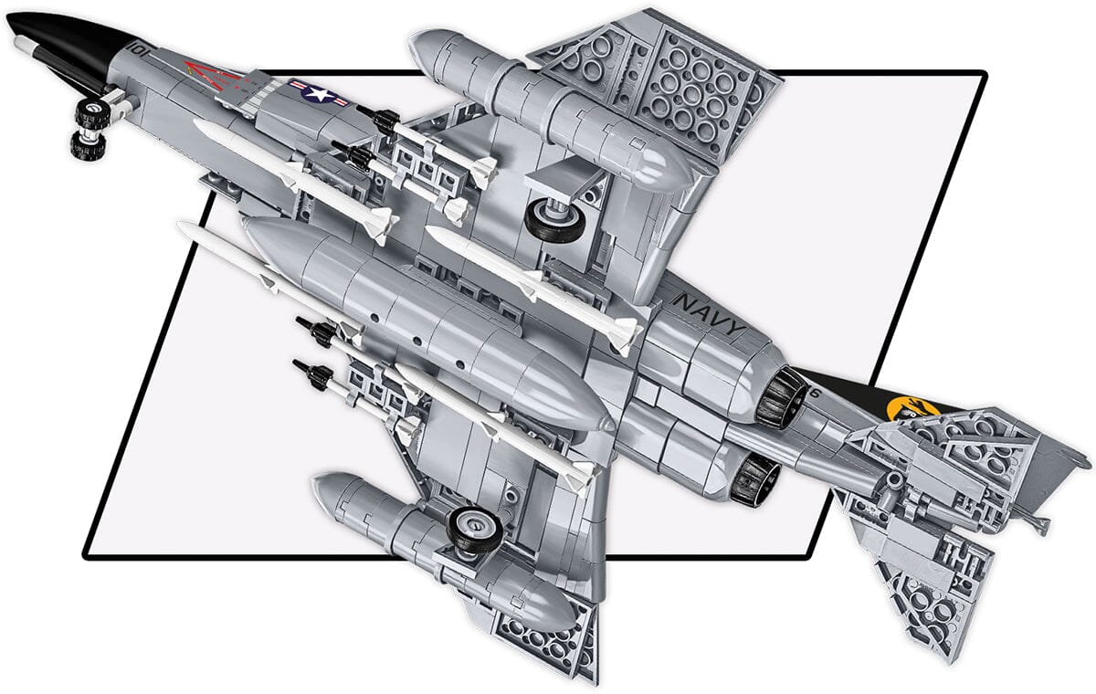 F-4 Phantom II brick plane model - COBI 5897 - 703 bricks - Image 7