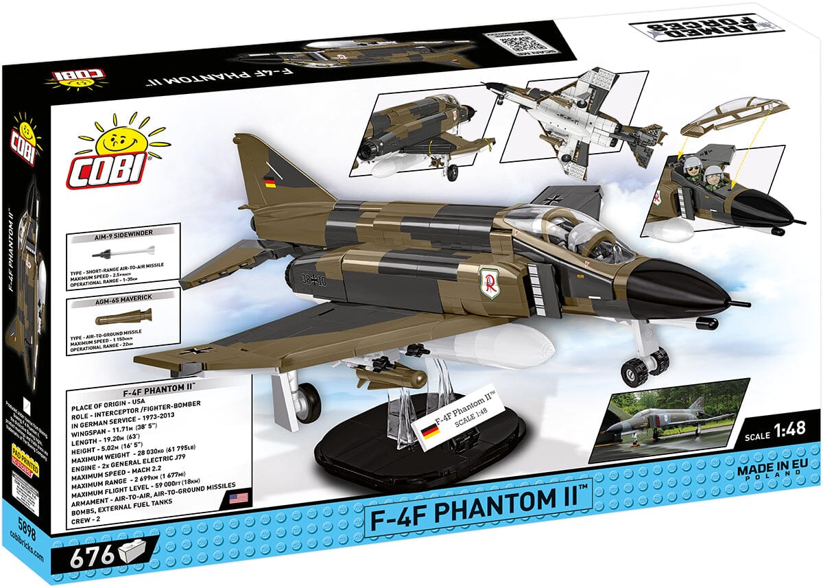 F-4F Phantom II brick plane model - COBI 5898 - 776 bricks - Image 10