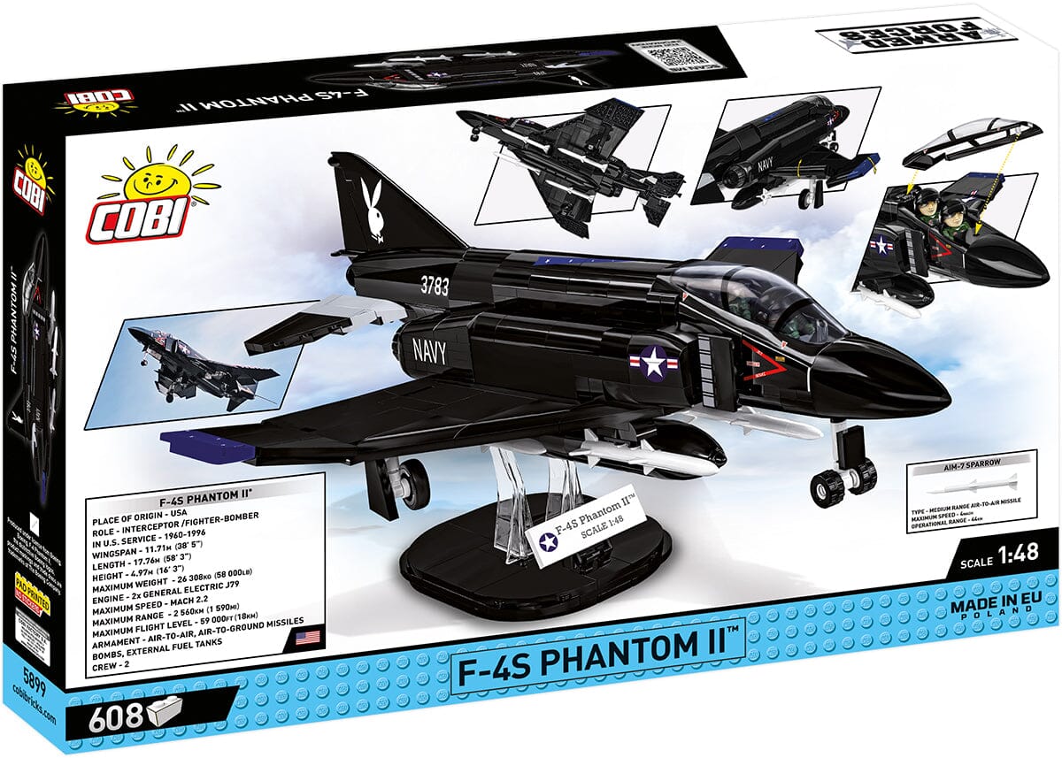 F-4S Phantom II brick plane model - COBI 5899 - 650 bricks - Image 10