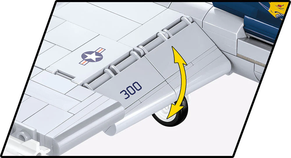 F/A-18C Hornet brick plane model - COBI 5810 - 538 bricks - Image 4