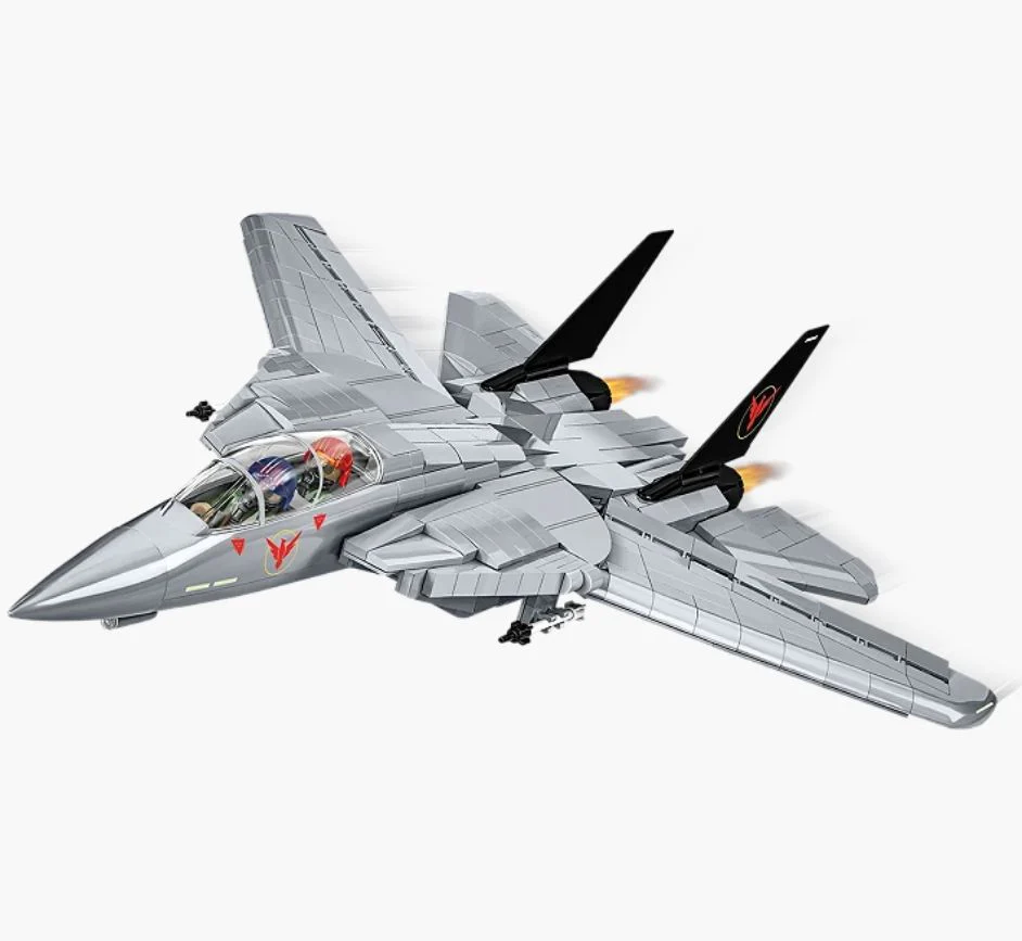 F14 Tomcat Top Gun brick plane model - COBI 5920 - 825 bricks - Image 7
