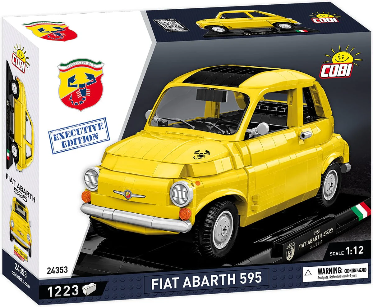 Fiat Abarth 595 brick model car - Cobi 24353 - 1223 bricks EXECUTIVE EDITION - Image 2