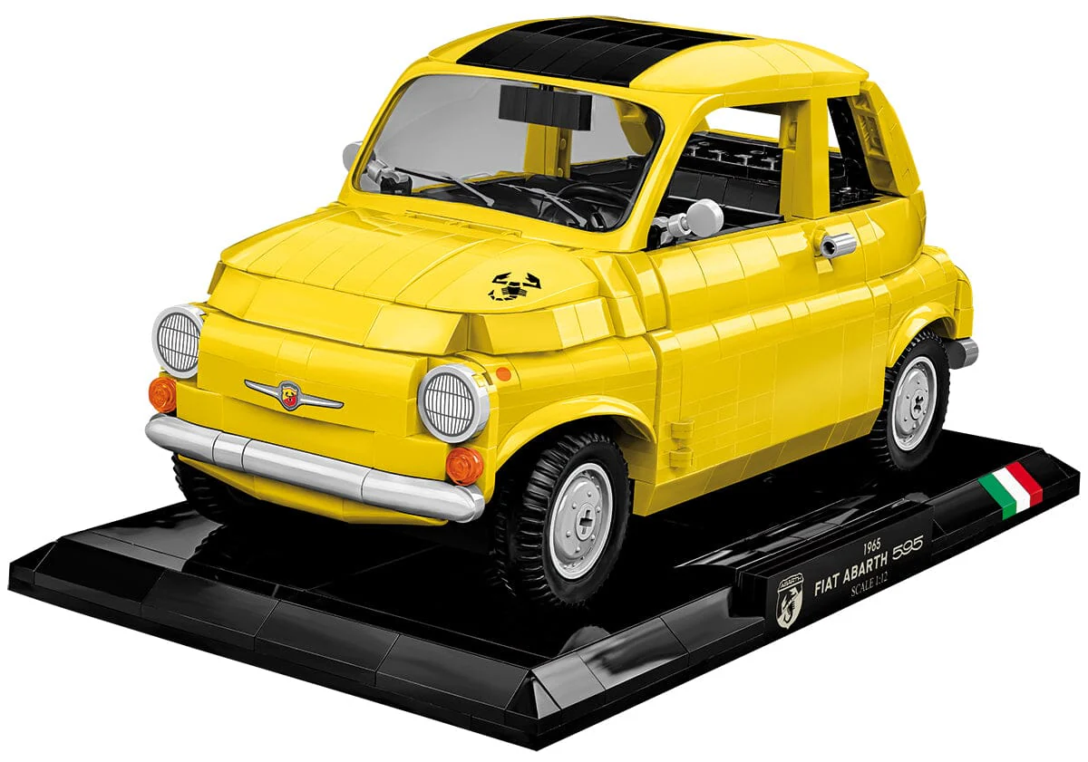 Fiat Abarth 595 brick model car - Cobi 24353 - 1223 bricks EXECUTIVE EDITION - Image 4