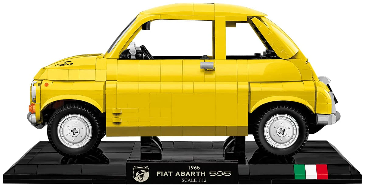 Fiat Abarth 595 brick model car - Cobi 24353 - 1223 bricks EXECUTIVE EDITION - Image 6