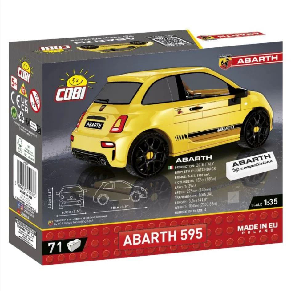 Fiat Abarth 595 Competizione - Cobi 24601 - 71 bricks - Image 3