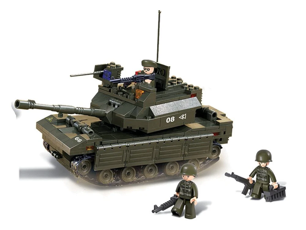 Field Battle Forces brick tank model - Sluban M38-B6800 - 602 bricks - Image 3