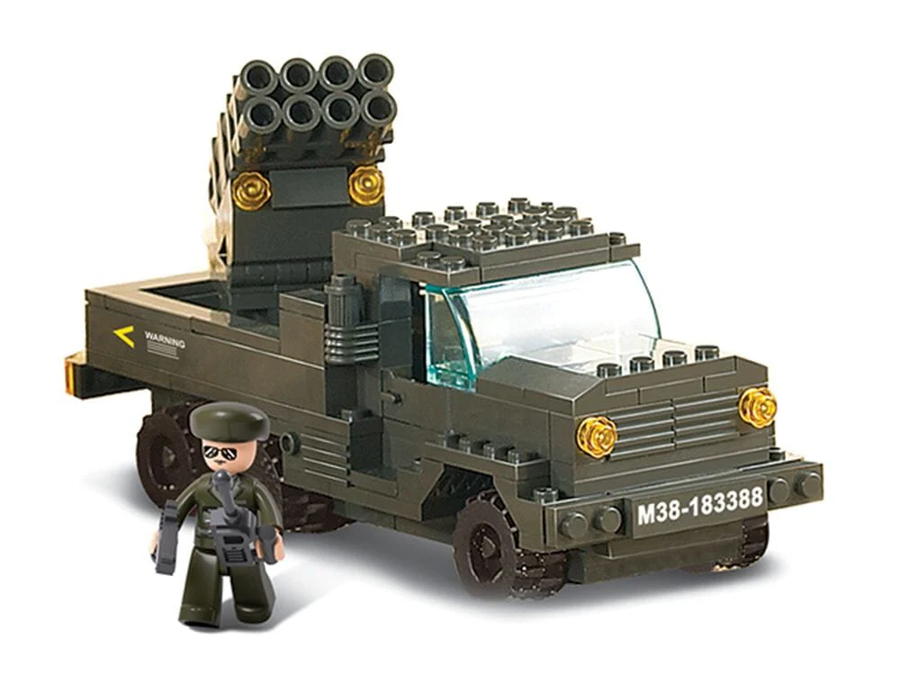 Field Battle Forces brick tank model - Sluban M38-B6800 - 602 bricks - Image 4