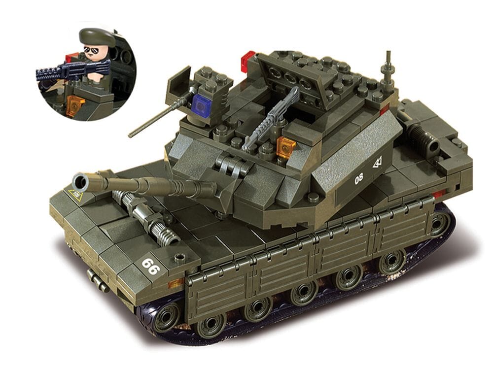 Field Battle Forces brick tank model - Sluban M38-B6800 - 602 bricks - Image 6
