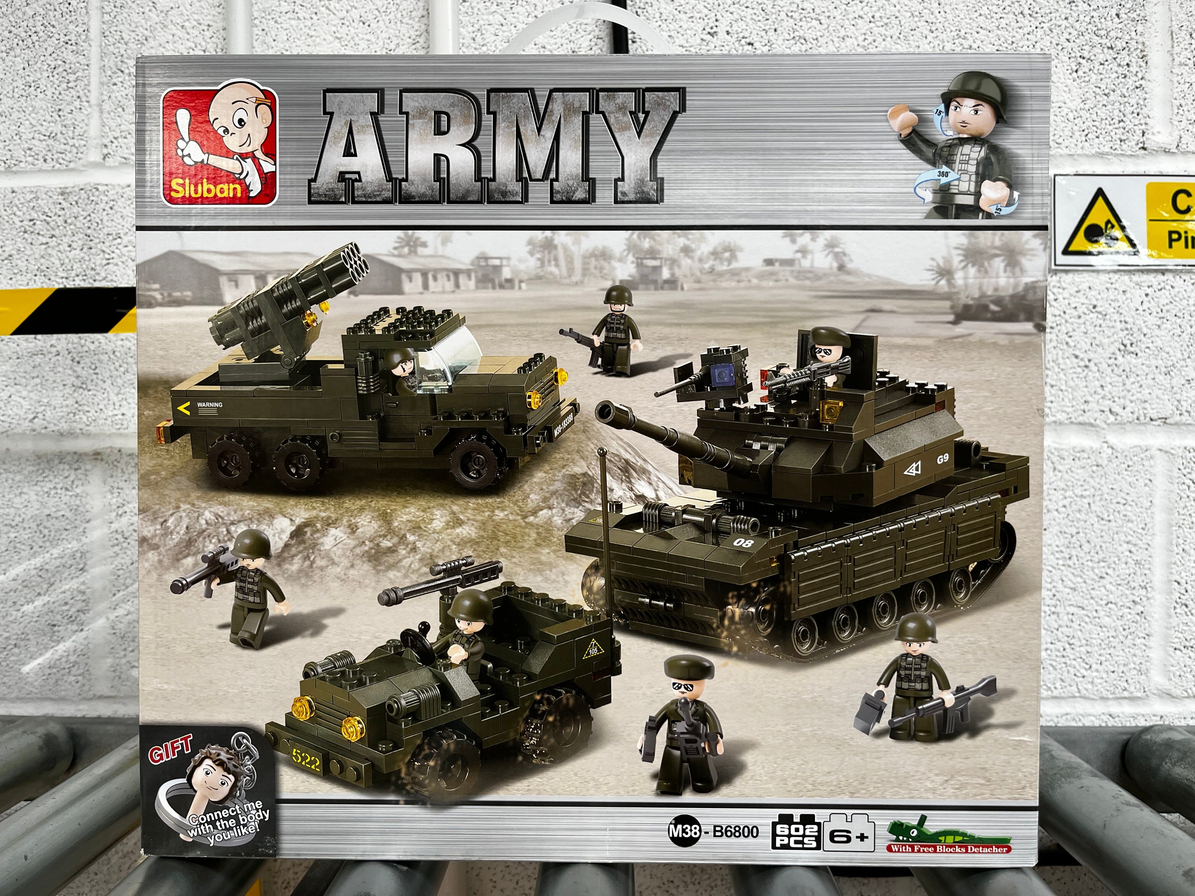 Field Battle Forces brick tank model - Sluban M38-B6800 - 602 bricks - Image 7