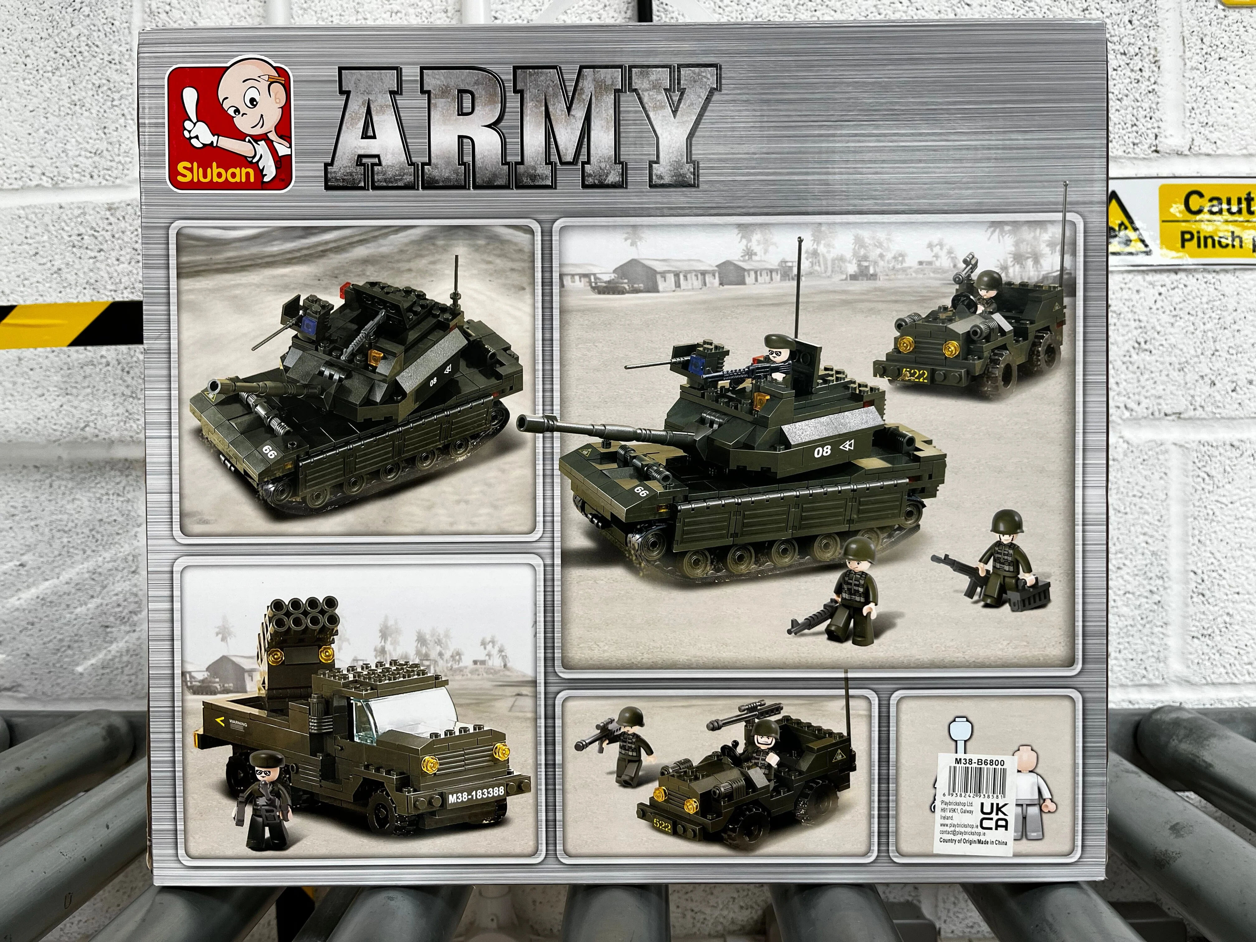 Field Battle Forces brick tank model - Sluban M38-B6800 - 602 bricks - Image 8
