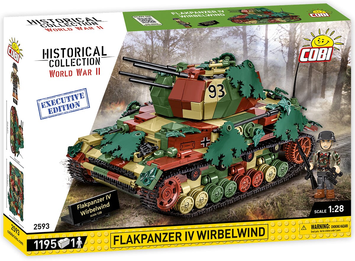 Flakpanzer IV Wirbelwind brick anti-aircraft gun model - COBI-2593 - 1195 bricks - Executive Edition - Image 9