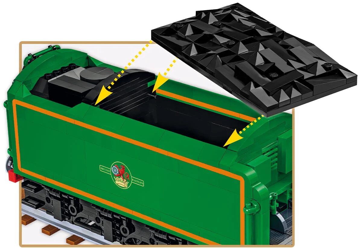 Flying Scotsman locomotive train brick model - COBI 6292 - 2677 bricks - Image 10