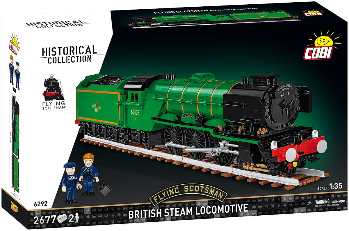 Flying Scotsman locomotive train brick model - COBI 6292 - 2677 bricks - Image 3